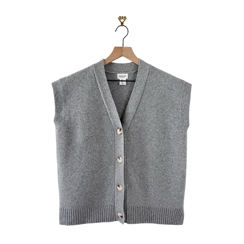 Song of Style Grey Sweater Vest Sz S